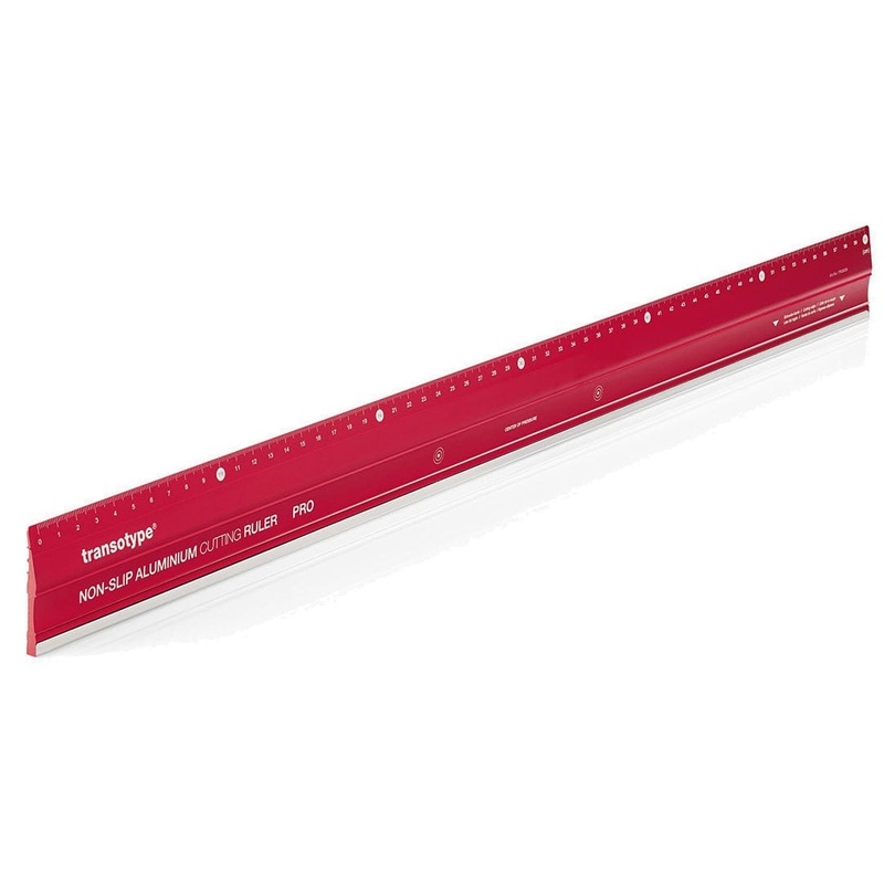 Transotype Aluminum Cutting Ruller Pro - Length 60cm