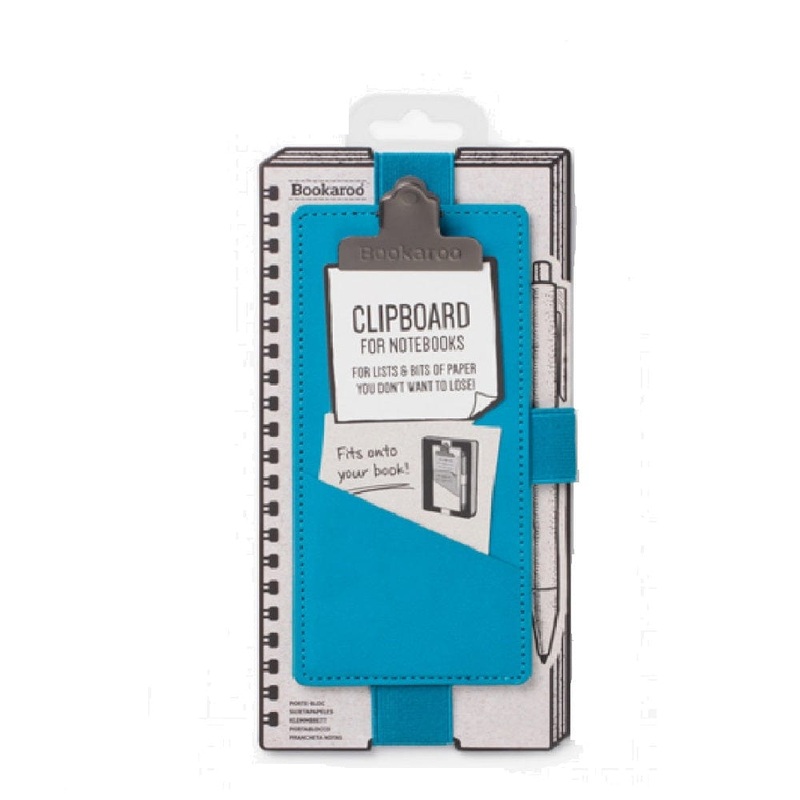 Bookaroo Notebook Clipboard - Turquoise