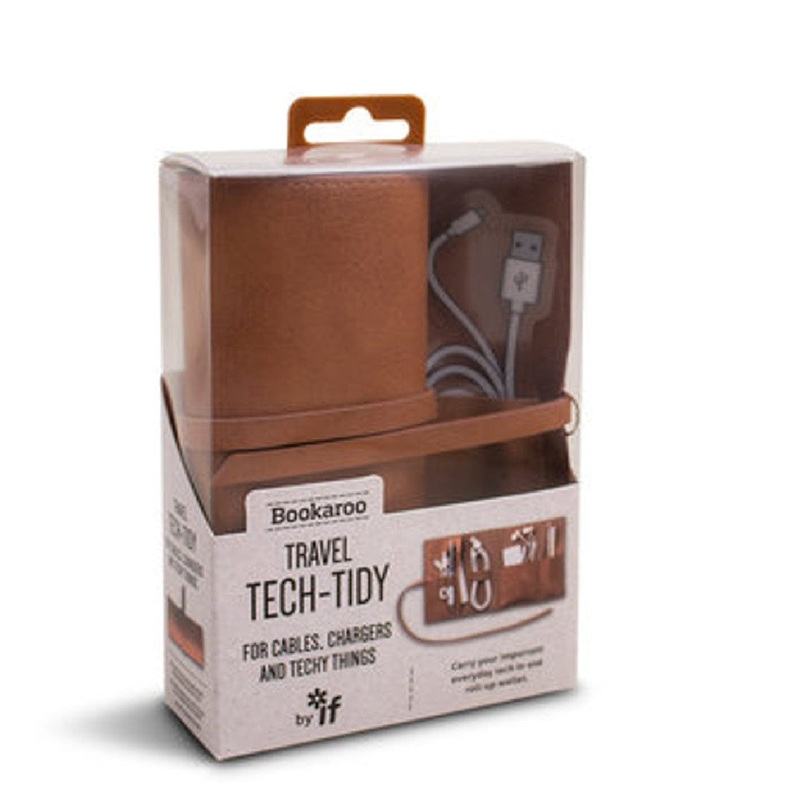 Bookaroo Travel Tech-Tidy - Brown