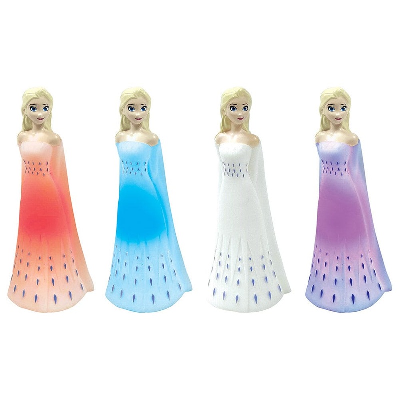 Frozen Elsa 3D Design Color Change Pocket Night Light Approx 13cm Assoted 1pc