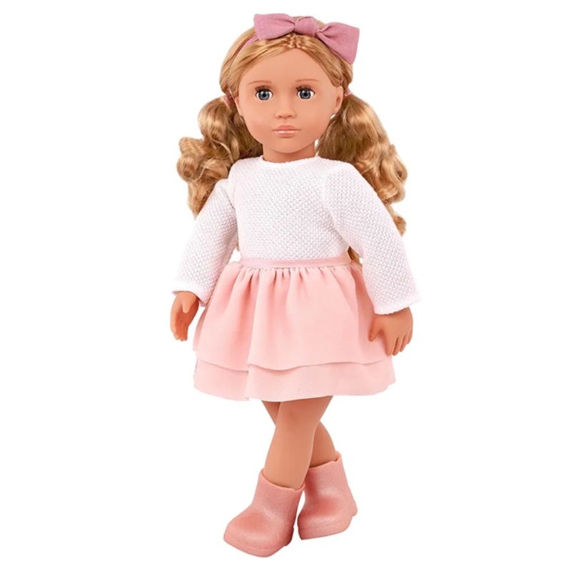 Our Generation - Effie Doll With Pink Frilly Skirt Outfit