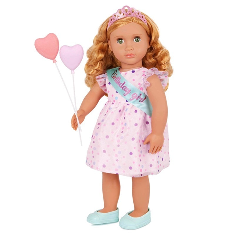 Our Generation - Esme Doll With Frilly Party Dress And Shoes
