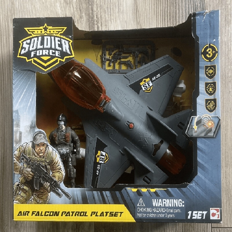 Chapmei Soldier Force Falcon Command Jet Playset
