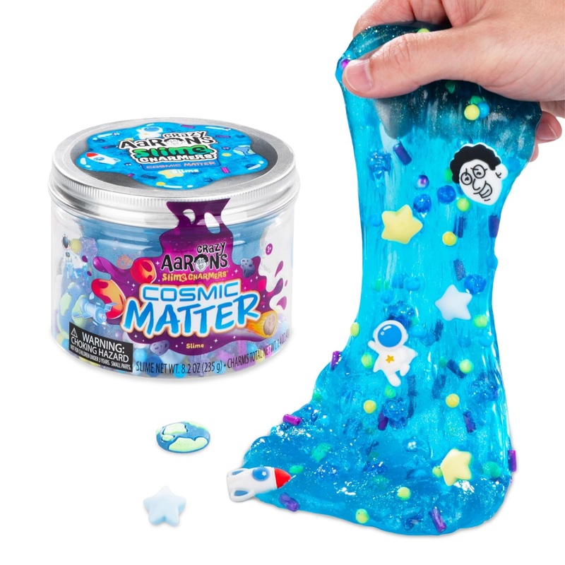 Crazy Aarons Slime Charmers - Cosmic Matter, Blueberry Scented Slime