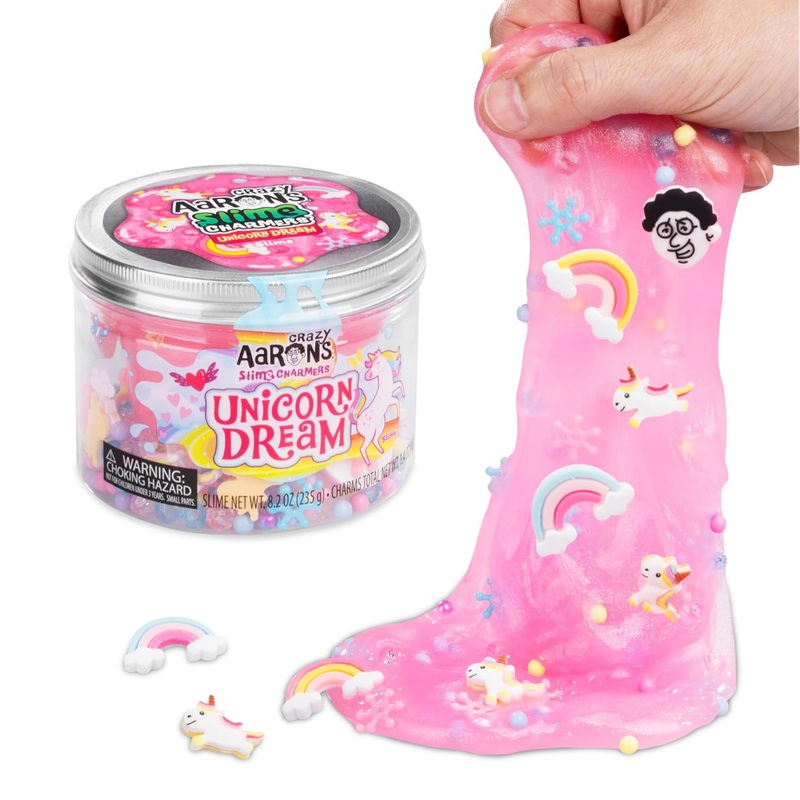 Crazy Aarons Slime Charmers - Unicorn Dream, Floral Scented Slime