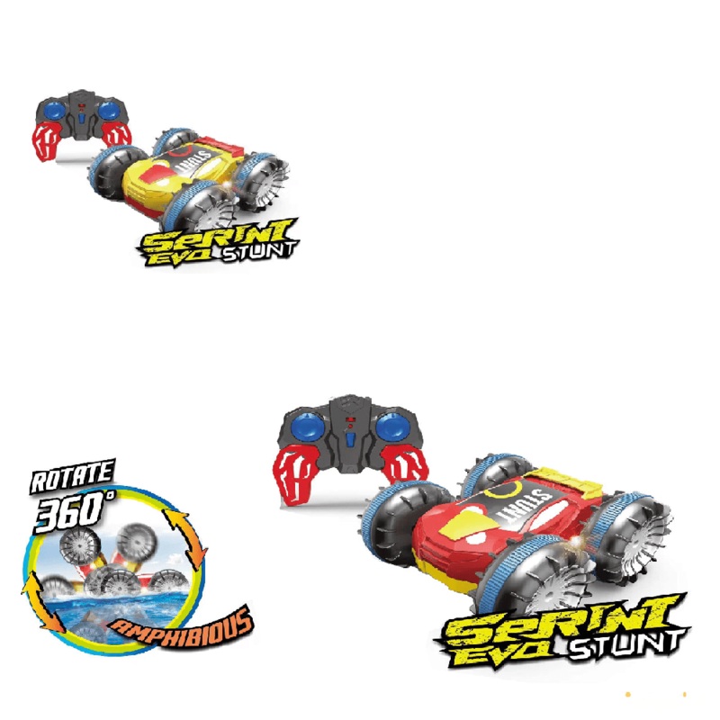 SUPER WALKER 5CH RC Amphibious Small Double-Sided Stunt Car