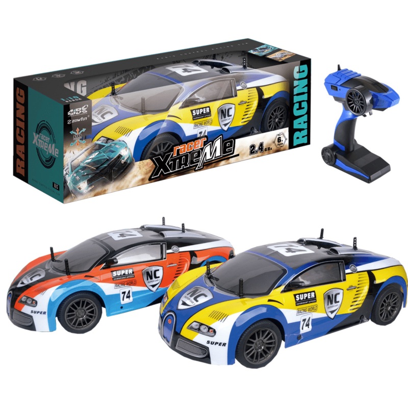 Zowfun Bugatti High Speed Four Way Remote Control Car With Battery