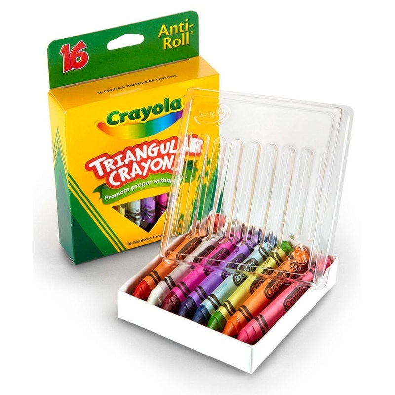 Crayola - 16 Triangular Crayons