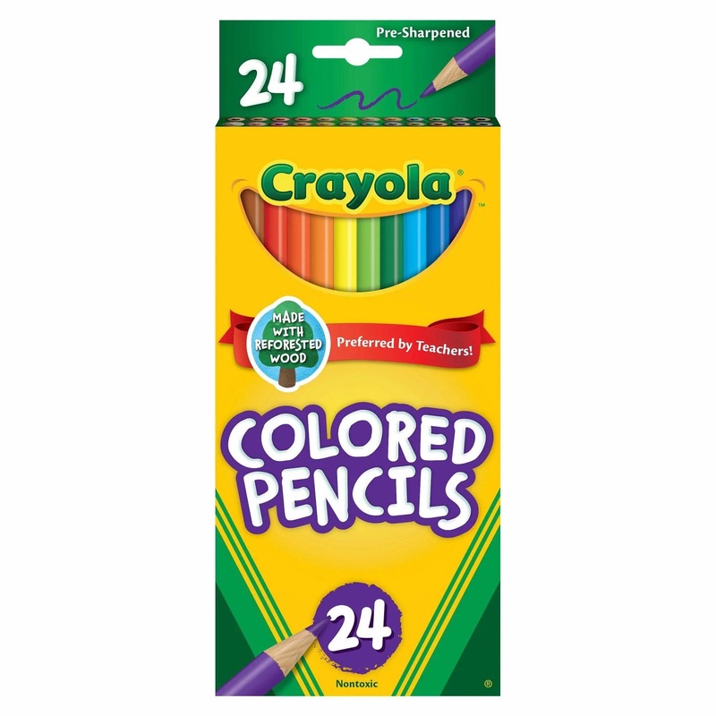 Crayola - 24 Colored Pencils Long