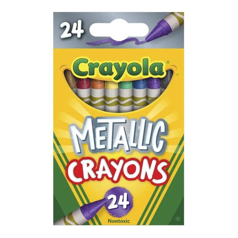Crayola - 24 Metallic Crayons