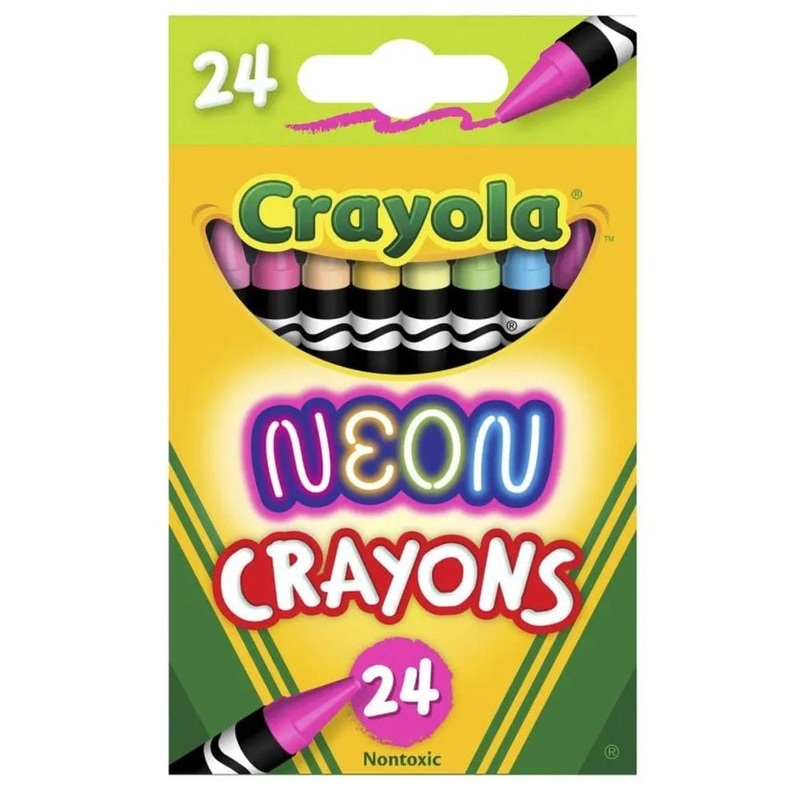 Crayola - 24 Neon Crayons