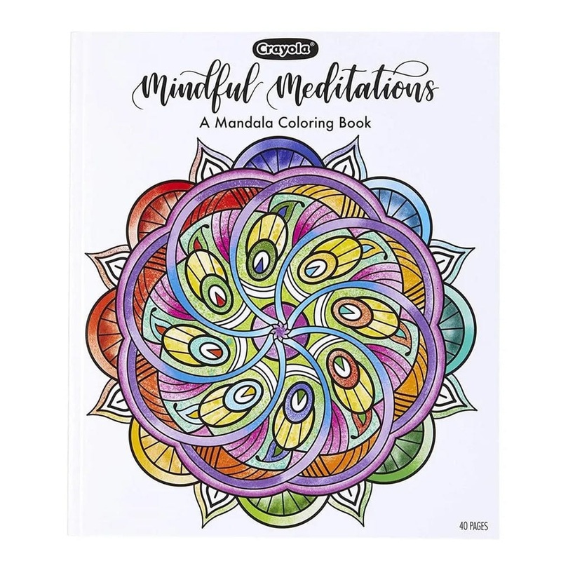 Crayola - 40-Page Coloring Book Mindful Meditations