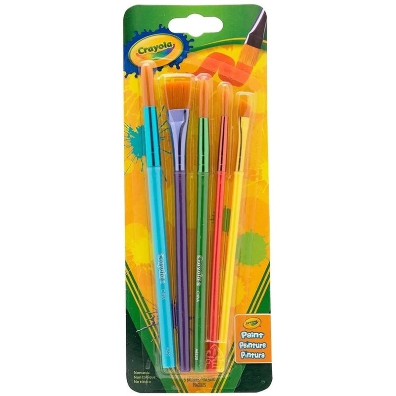 Crayola - 5 Art and Craft Brush Set