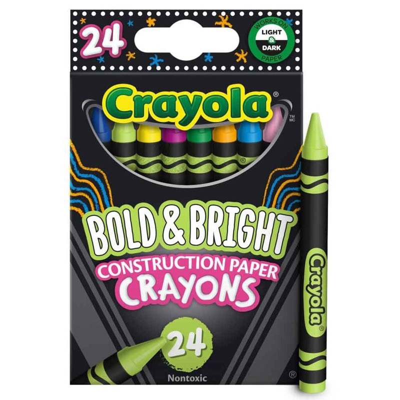 Crayola - Construction Paper Crayons 24pcs