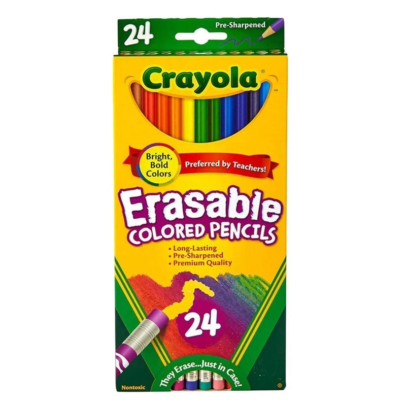 Crayola - Erasable Colored Pencils - 24pcs