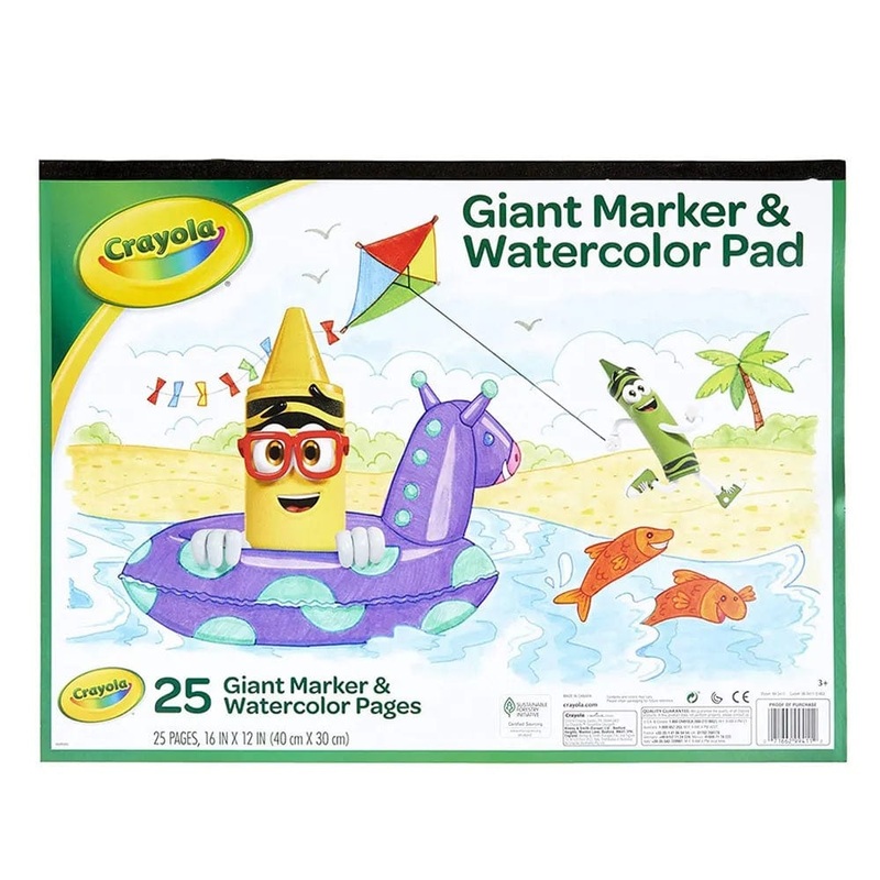 Crayola - Giant Marker & Watercolor Pad