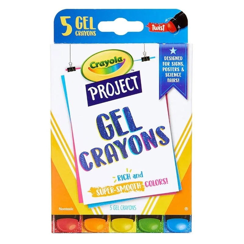 Crayola - Project Gel Crayons - 5pcs