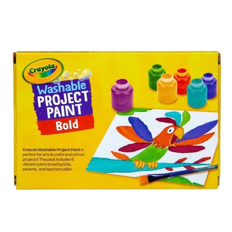 Crayola - Washable Project Paint Set Bold Colors