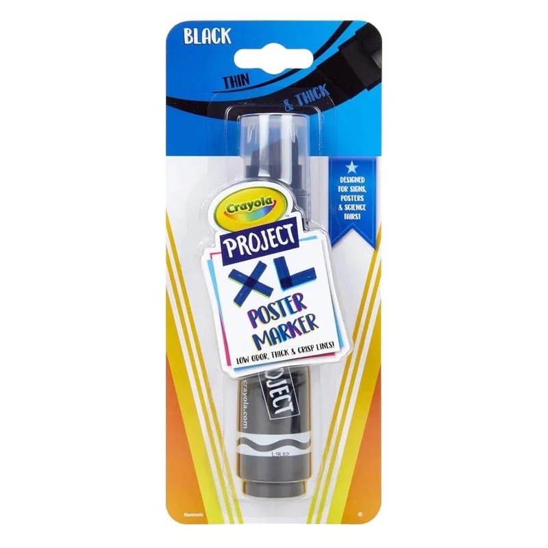 Crayola - XL Poster Markers - Black