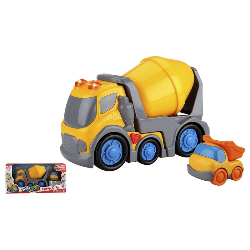 Kiddy Go! Free Wheel Concrete Mixer Truck with Light & Sound