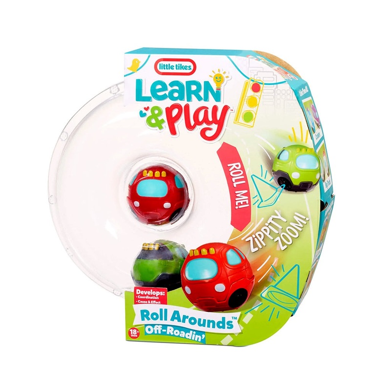 Little Tikes Learn & Play Roll Arounds Vehicle 2-Pack Asst