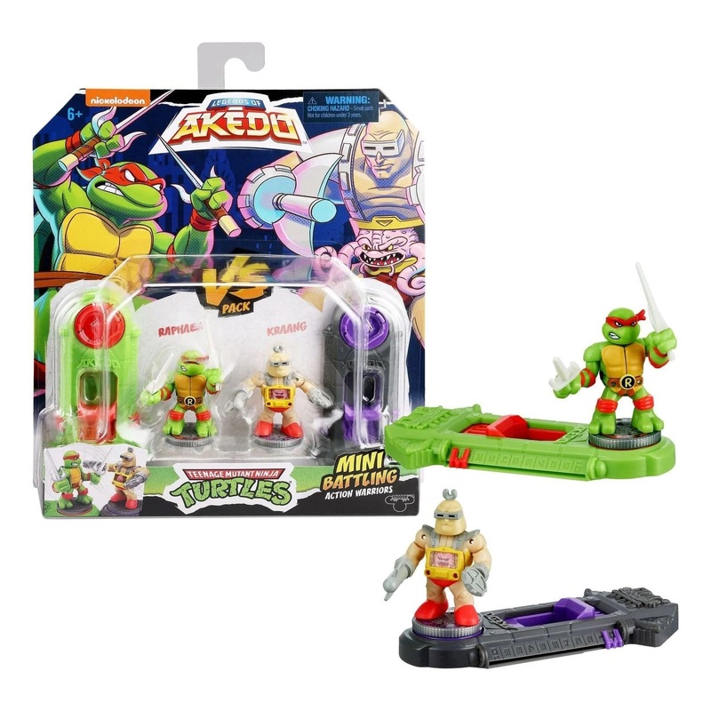 Akedo Teenage Mutant Ninja Turtles Versus Pack - Raphael Vs Krang