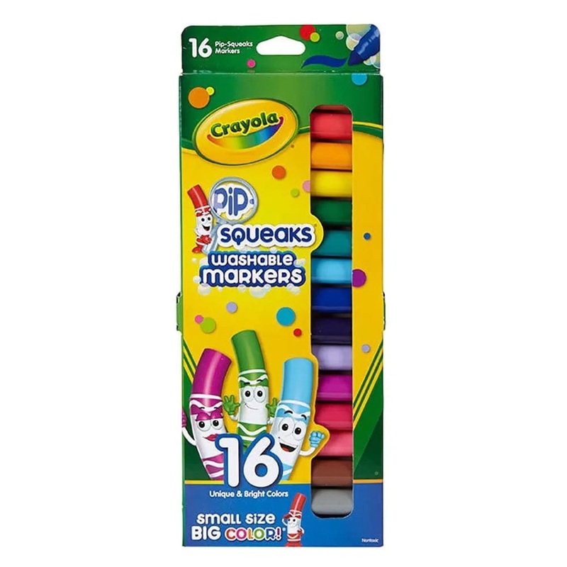 Crayola - Washable Pip-Squeaks Markers - 16pcs