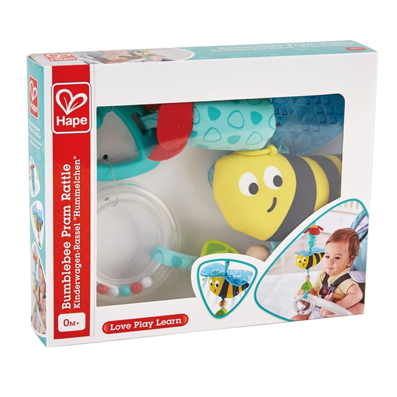 Hape Bumblebee Pram Rattle