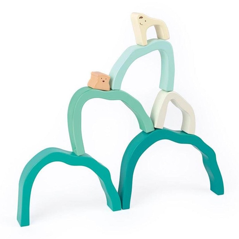 Hape Arctic Polar Bear Stacking Blocks