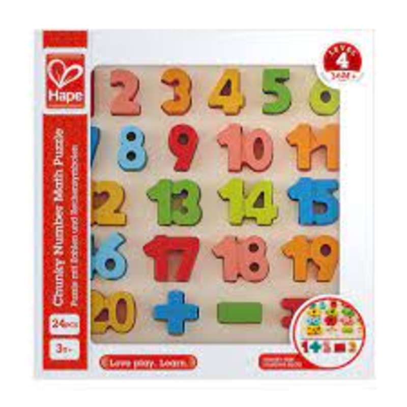 Hape Chunky Number Math Puzzle