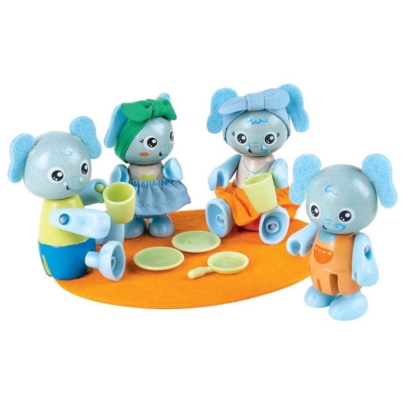 Hape Elephant Family