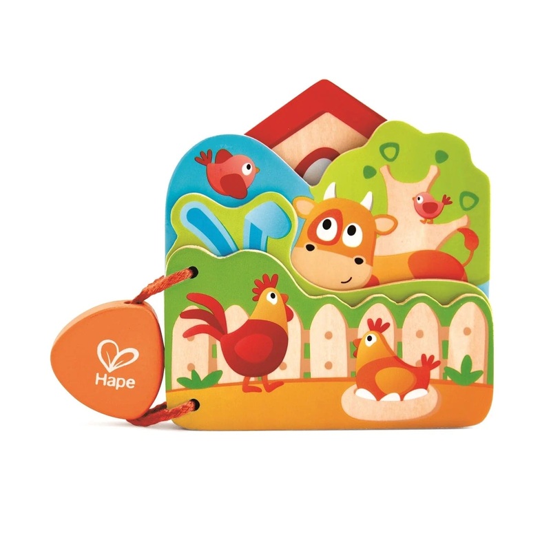 Hape Farm Animal Book