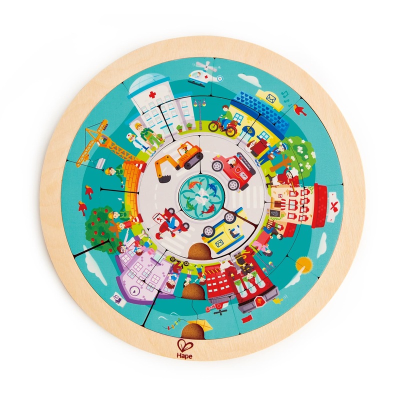 Hape Jobs Roundabout Puzzle