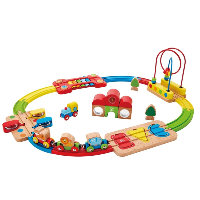 Hape Rainbow Puzzle Railway