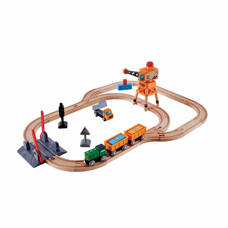 Hape Sea & Rail Cargo Transport Set