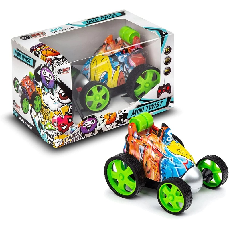 Graffiti tumbling stunt rc car