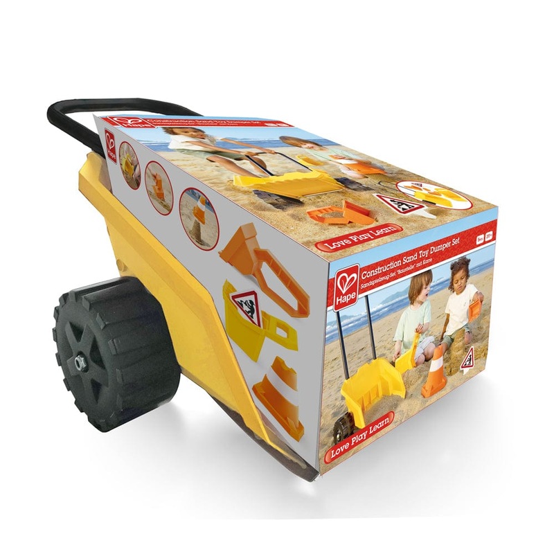 Hape Construction Sand Toy Dumper Set