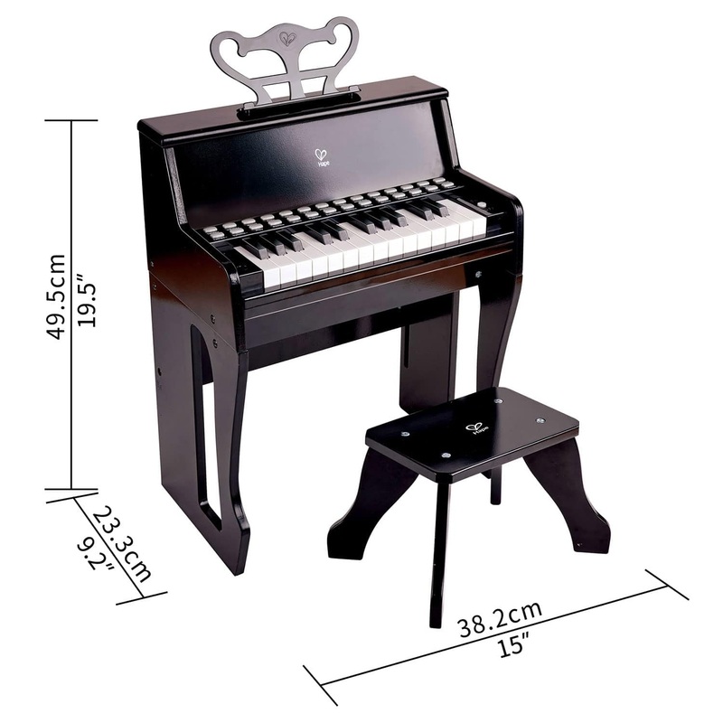 Hape Learn with Lights Piano / Black