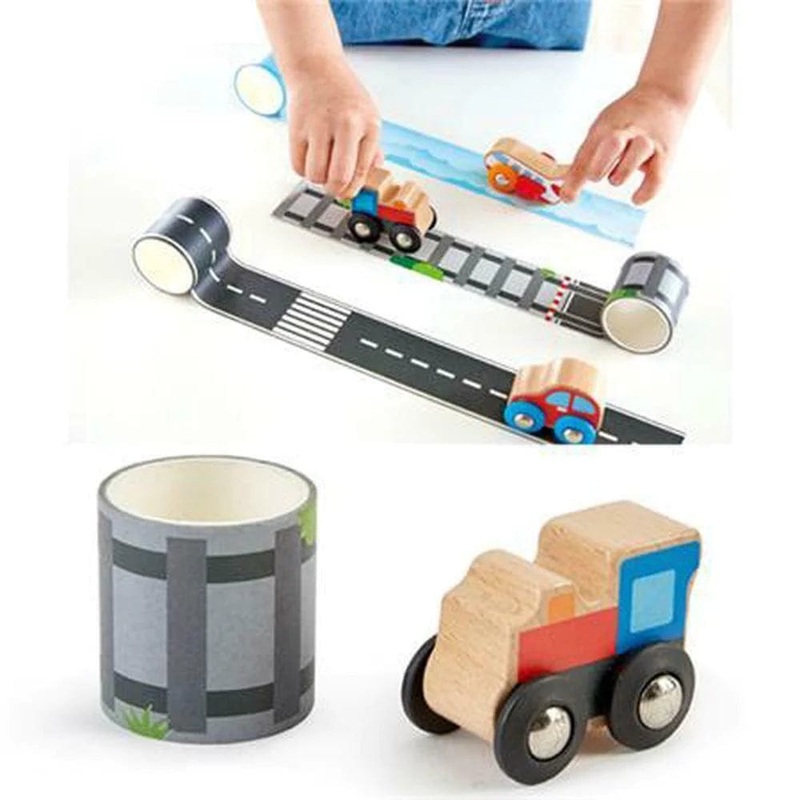 Hape Tape & Roll Train