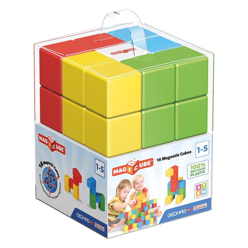 Geomag Magicube Full Color Recycled Crystal 16 pcs