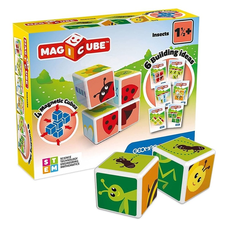 Geomag Magicube Printed Insects + Cards 7 pcs