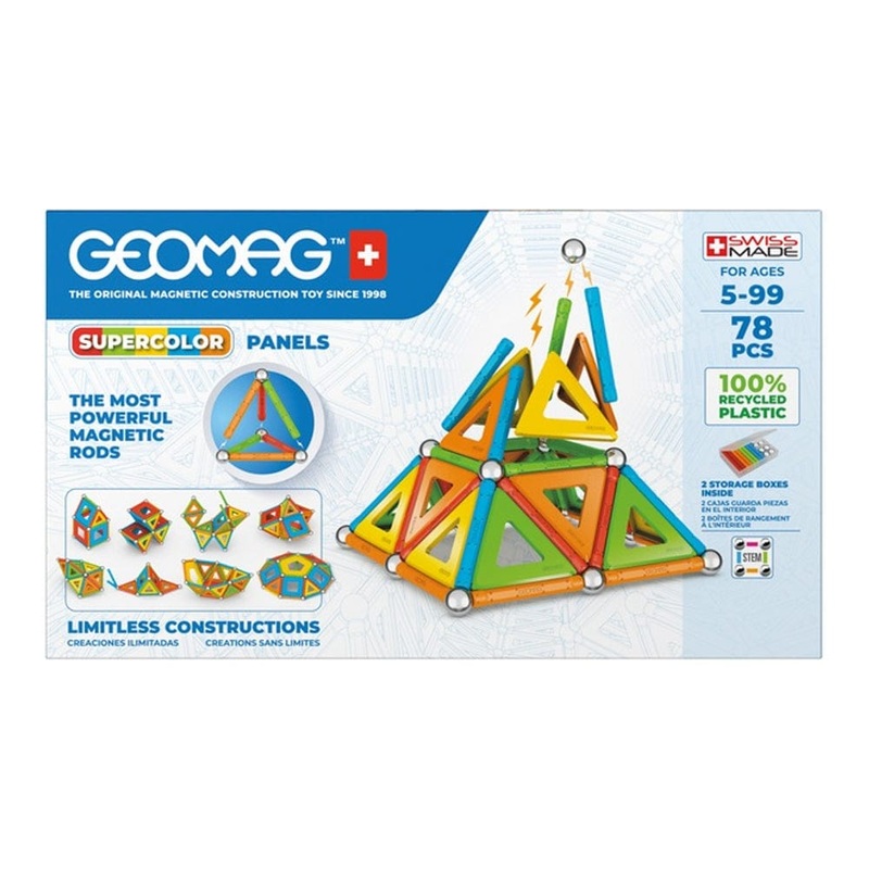 Geomag Supercolor Panels Recycled  78 pcs