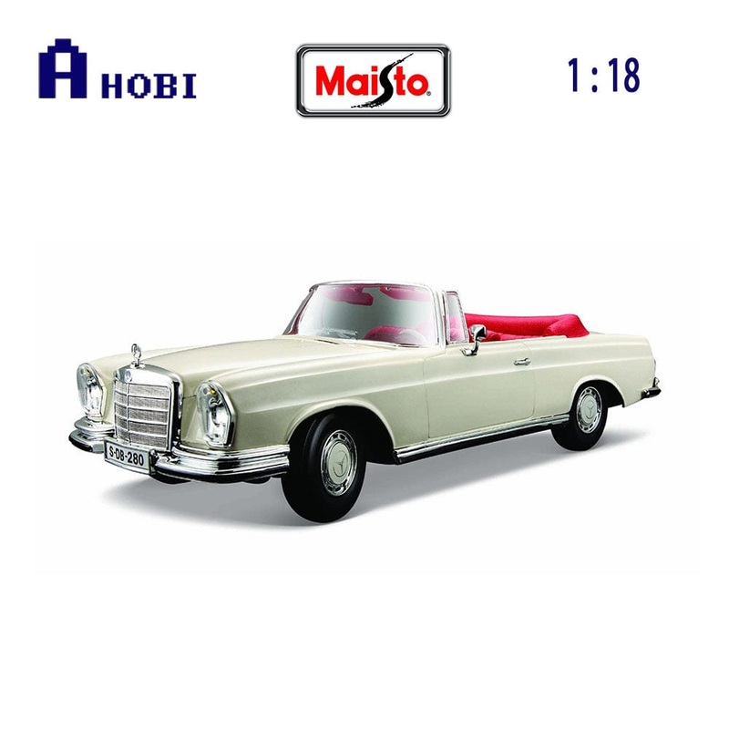 Maisto 1:18 Se (B)-Mercedes 280Se. Cabrio `67 Cream