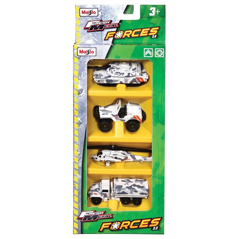Maisto Forces 3" -  4 Pack
