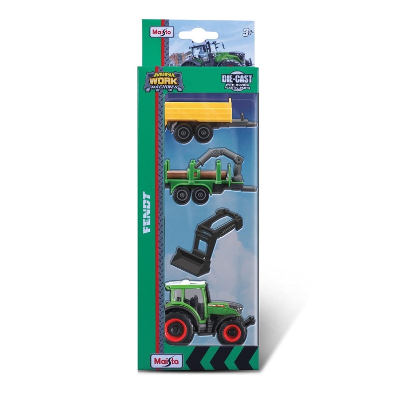 Maisto Mini Work Machines Tractors
