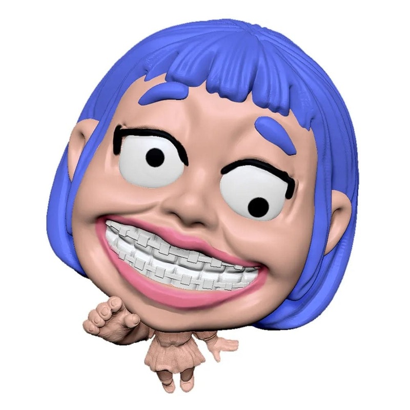 Splats Head - Series 1 Squishy Toy - Bracy