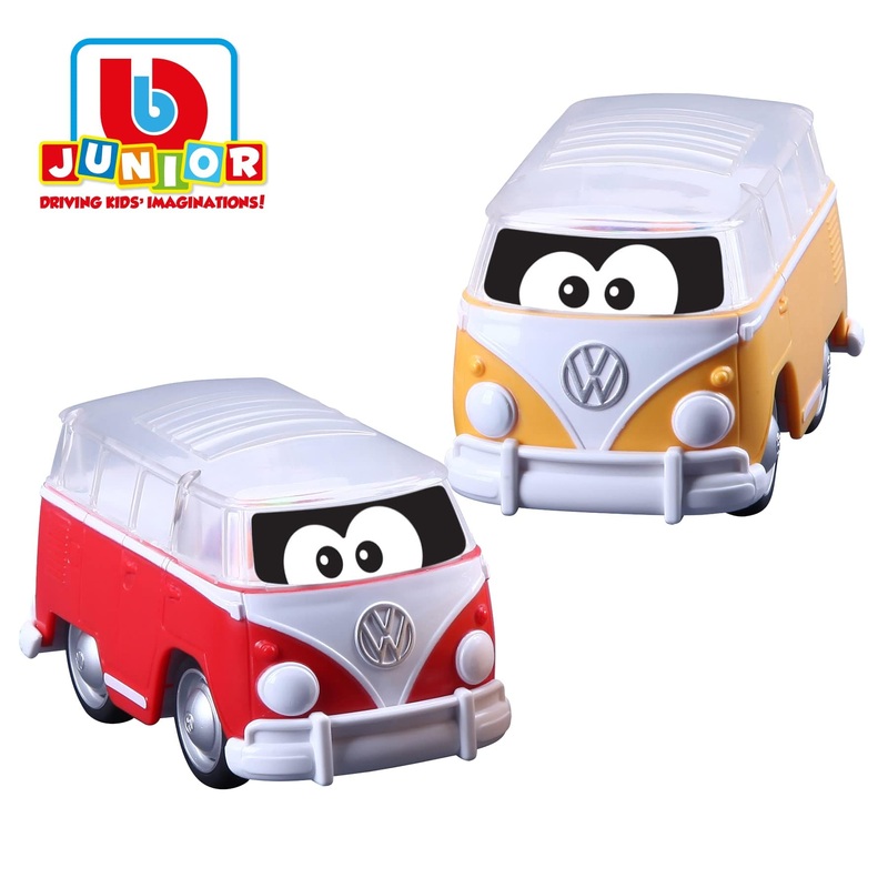 BB Junior - Volkswagen - Poppin' Bus - Samba Bus : Red, Yellow