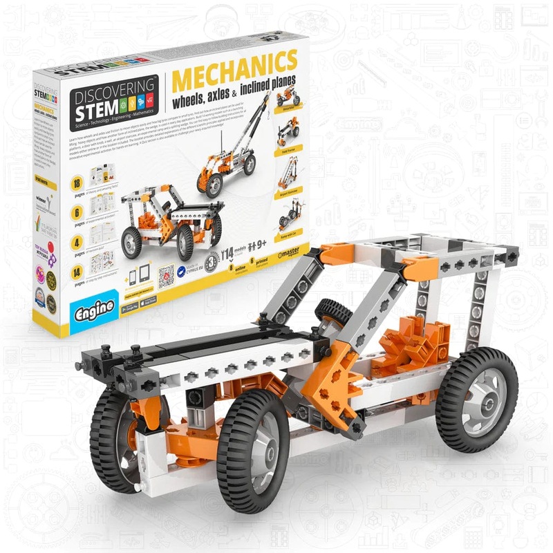 Engino Stem Mechanics: Wheels, Axles & Inclined Planes