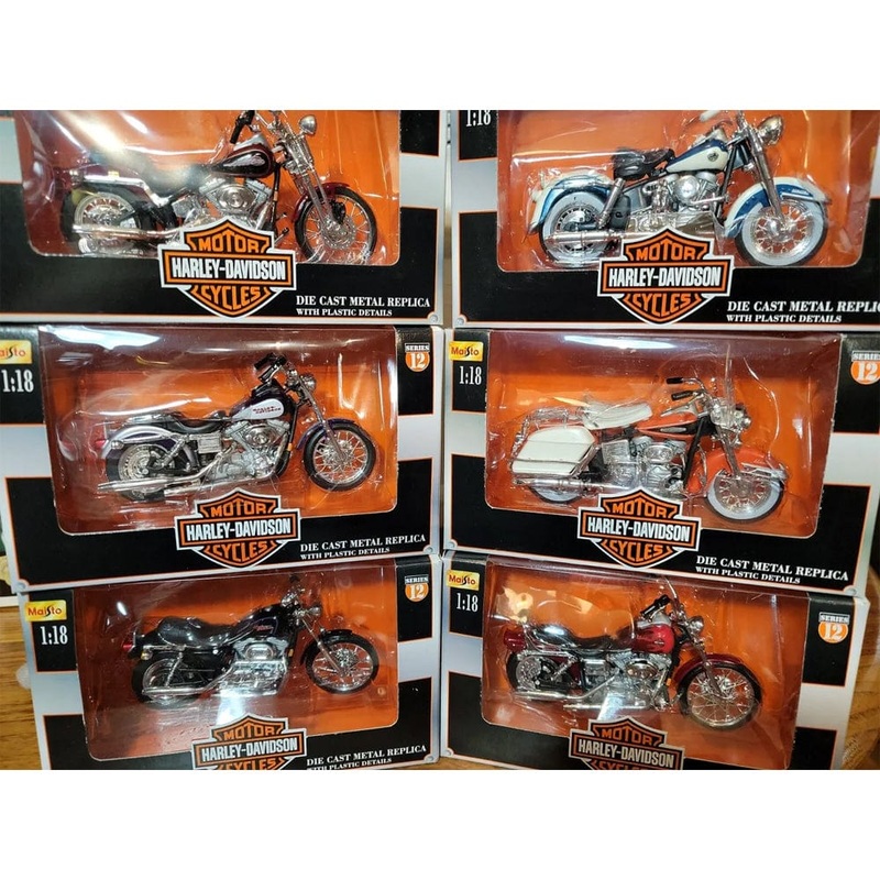 Maisto 1:18 Harley Davidson HD 28-33 w/ Stand Series