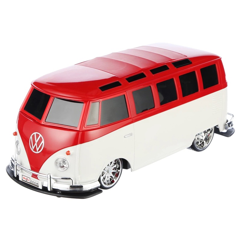 Maisto R/C- 1:10 Volkswagen Van ``Samba`` (2.4 Ghz. Ready-To-Run)